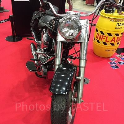 ターミネーターの映画撮影に使用されたバイク現物（東京コミコン2018で撮影）