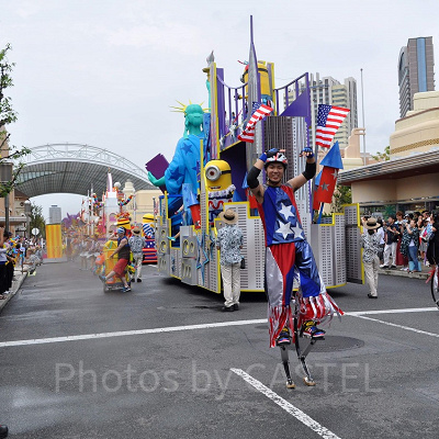ウォーターサプライズパレードの最後尾