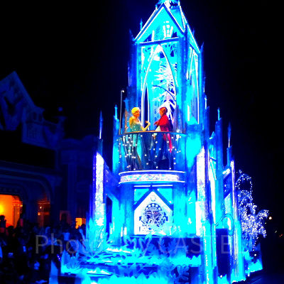 アナ雪のフロート、とっても綺麗でした！