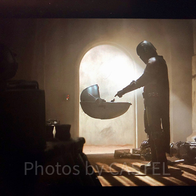 マンダロリアンとベビーヨーダの出会い