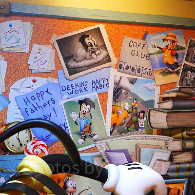 グーフィーの後ろ側にも見どころがたくさん！