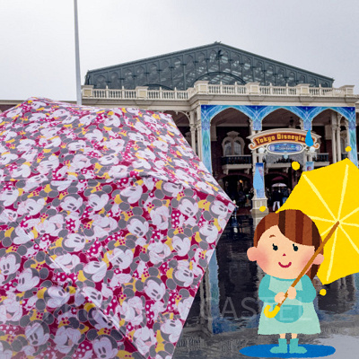 雨の日の子連れディズニーの持ち物