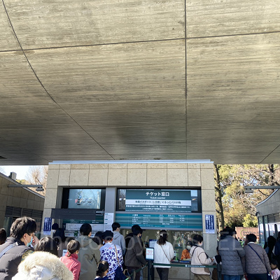 チケット売り場／上野動物園