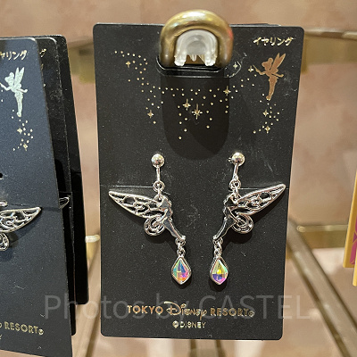ティンカーベルシルエットイヤリング