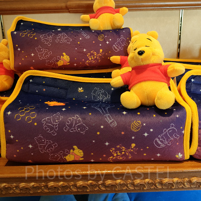 ディズニーうとうと眠るプーさんグッズ：ティッシュボックスカバー（プーさん）