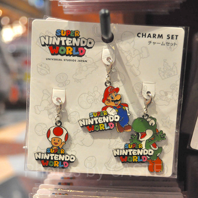 キノピオ、マリオ、ヨッシーのチャームセット
