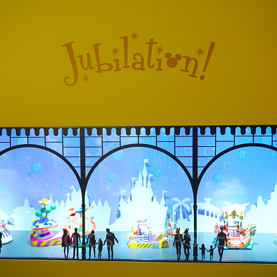 東京ディズニーリゾート アンコール! ザ・モーメンツ展：ジュビレーションのフロートミニチュア模型