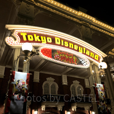東京ディズニーランドのエントランス