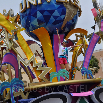 ウォーターサプライズパレードの先頭フロート／USJ（2019年）