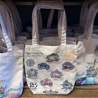 トートバッグ裏（ディズニーシー20周年グランドフィナーレグッズ）