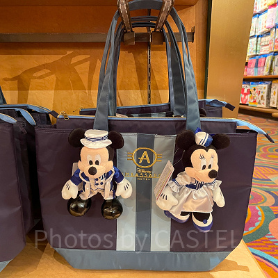 ぬいぐるみバッジ付き トートバッグ ディズニーアンバサダーホテル
