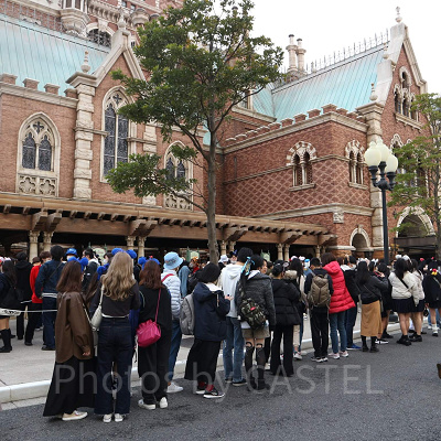 タワー・オブ・テラーの待ち列