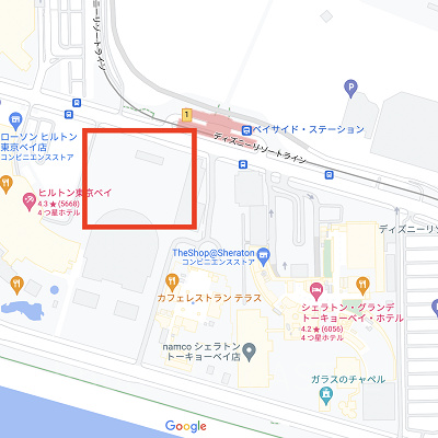 トイストーリーホテルの場所