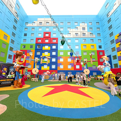 トイ・ストーリーホテルの写真映えスポット④：トイフレンズ・スクエア