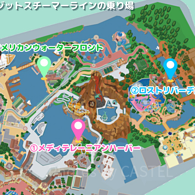 トランジットスチーマーラインの乗り場