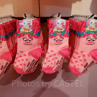 トロールズグッズ／ポピーのキッズソックス