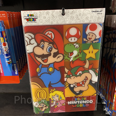 下敷き(マリオ全員集合)