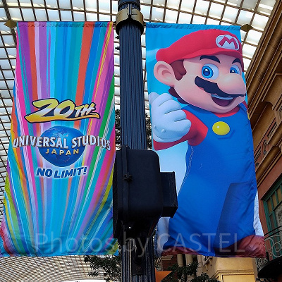 ユニバのマリオのフラッグ