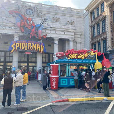 ユニバ攻略〜学生編〜：アメージングスパイダーマンザライドに乗る（PM 8：00）