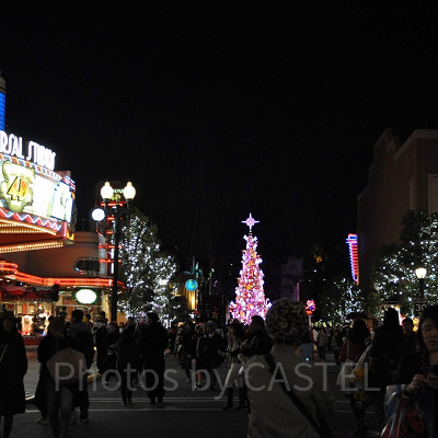 ユニバのクリスマスツリー（2019年）