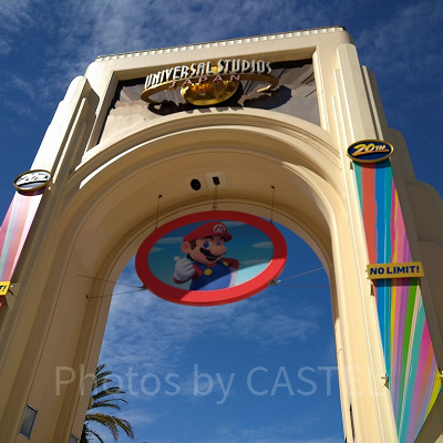 ユニバのコロシアムアーチ