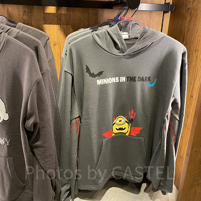 ユニバハロウィン2022グッズ：コウモリパーカー