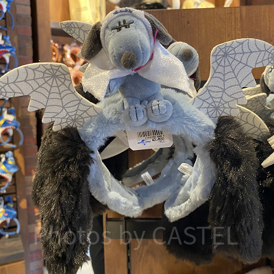 ユニバハロウィン2022グッズ：おばけシーツスヌーピーカチューシャ