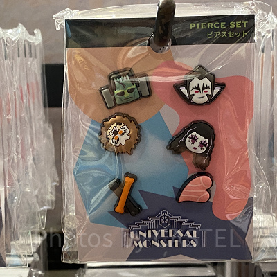 ユニバハロウィン2022グッズ：ピアスセット