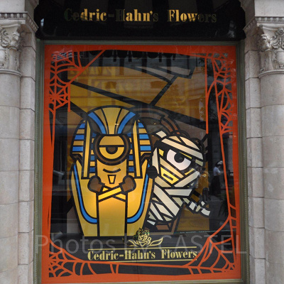 ユニバのハロウィン装飾（ミニオン）