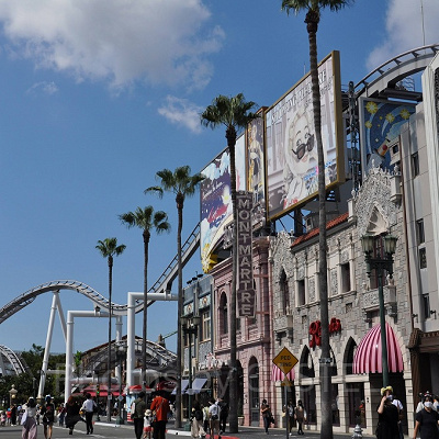 ユニバのハリウッド大通り 