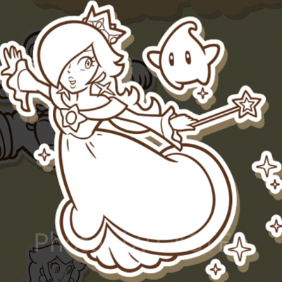 ユニバのパワーアップバンド：ロゼッタのスタンプ