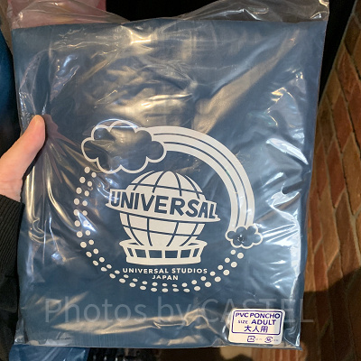 ユニバーサルスタジオジャパンレインポンチョ