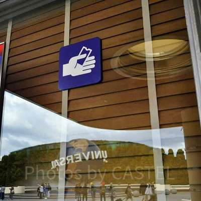 ユニバーサルスタジオジャパンのチケットブース