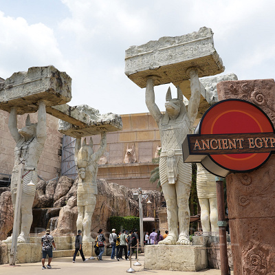 ユニバーサルスタジオシンガポール(USS)：古代エジプト・エリア