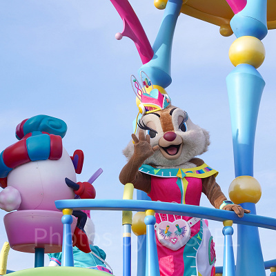 うさたま大脱走！のフロート⑥デイジー・クラリス・クララベル