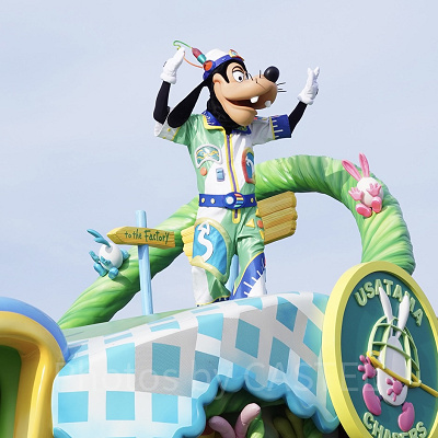 うさたま大脱走！のフロート⑦グーフィー