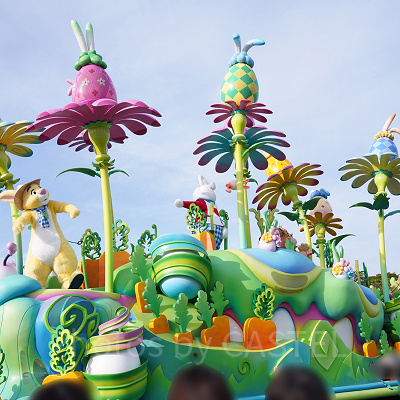 うさたま大脱走！のフロート③うさぎキャラクター