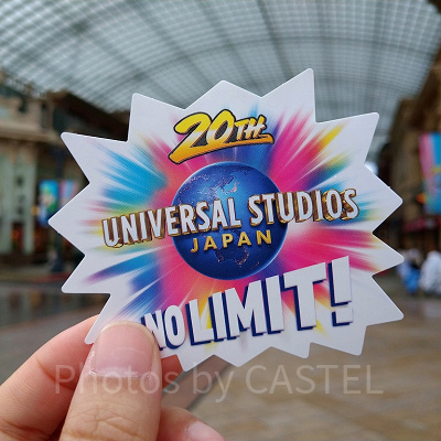 USJ20周年ステッカー