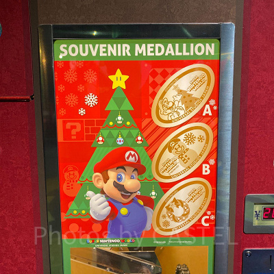 マリオのメダリオン（クリスマス）／USJクリスマスグッズ 2022