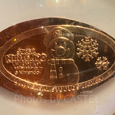 マリオのメダリオン（クリスマス限定）Bデザイン／USJクリスマスグッズ 2022