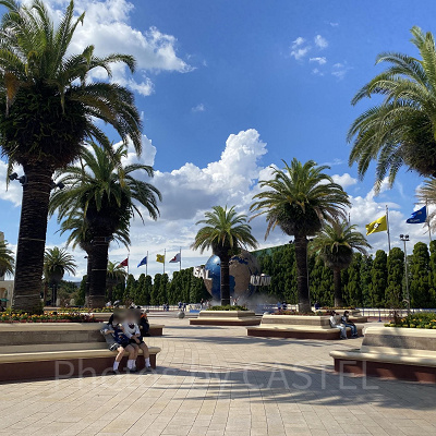 USJのエントランス