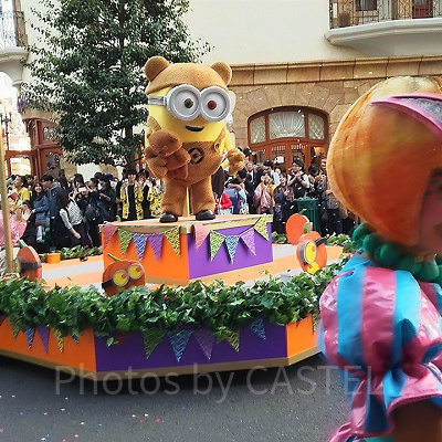 USJハロウィーンパレードのミニオン（2018年)