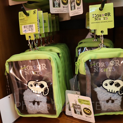 USJハロウィン/スヌーピーチケットホルダー付きポーチ