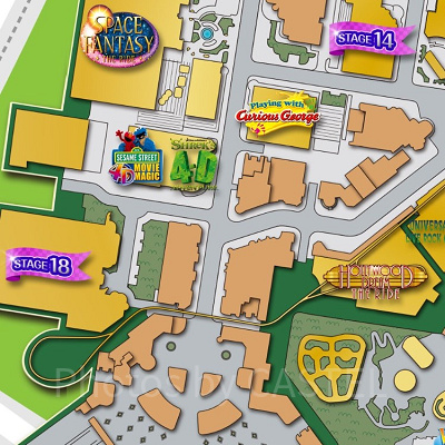 USJ公式アプリ・マップ画面