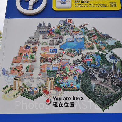 USJのパークマップ