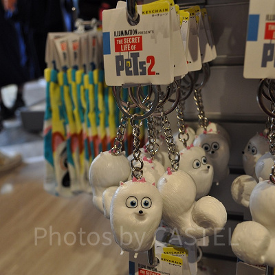 USJペット2グッズ：ギジェットの立体キーチェーン