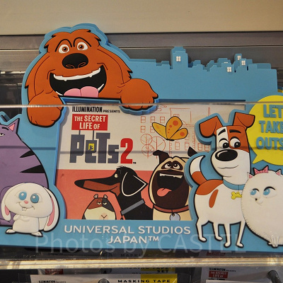 USJペット2グッズ：ペット2のキャラクターフォトスタンド
