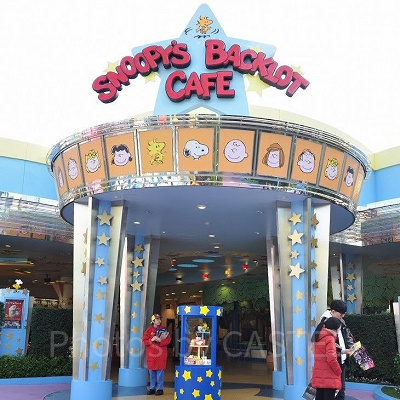 USJ「スヌーピーのバックロットカフェ」