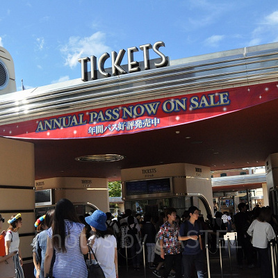 USJのチケットブース