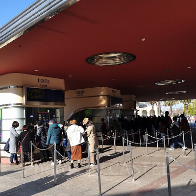 USJのチケットブース